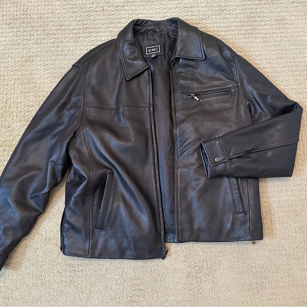 EMC Men’s 100% Leather Jacket